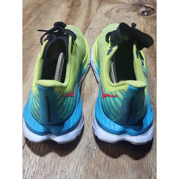 Hoka One One Mach 5 Men Sz 10D Yellow Running Athletic Shoes 1127893