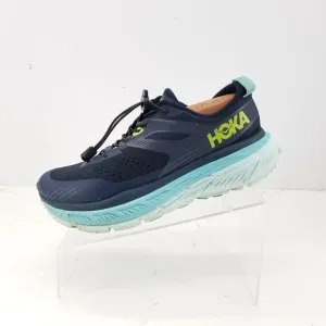 Hoka One One Stinson ATR Womens Blue Mesh Running Walking Shoes Sneakers 9.5