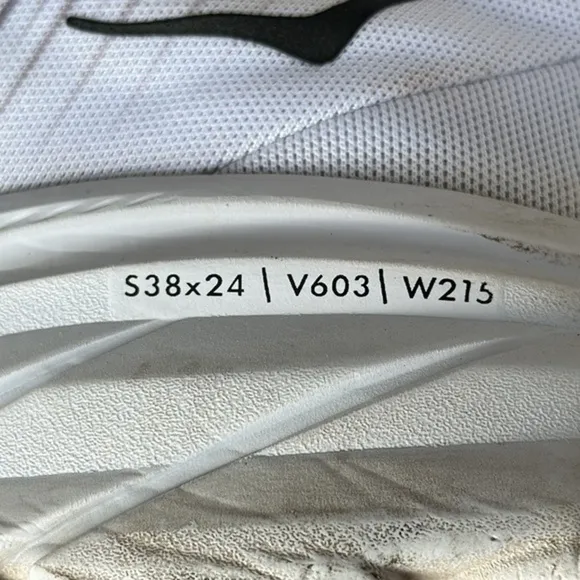 Hoka One One The Rincon 3 Sneaker Shoes in Black/White Size 12.5 Wide