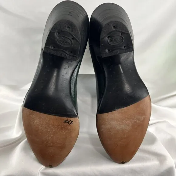 Hondo Boots Mexican-Made Green Cowboy Boots Women's Size 7B