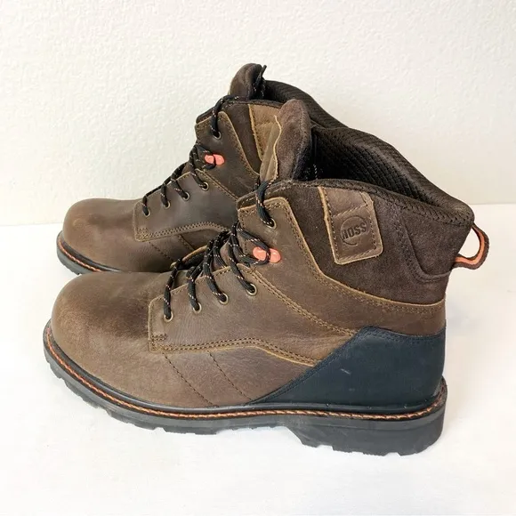 Hoss Brown Leather Carson Composite Toe Boot Size 13