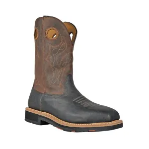 HOSS Size 10.5 Brown Leather Spitfire EH Composite Toe Western Work Boots P31-6