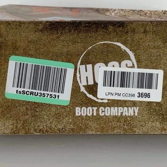 HOSS Size 10.5 Brown Leather Spitfire EH Composite Toe Western Work Boots P31-6