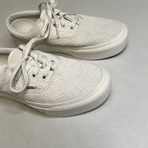 HP🎉!! VANS ERA PLATFORM WHITE SNAKESKIN ANIMAL EMBOSSED SNEAKERS 7