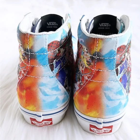•HP• Vans x One Piece Sk8-Hi Punk Hazard Skate Sneakers