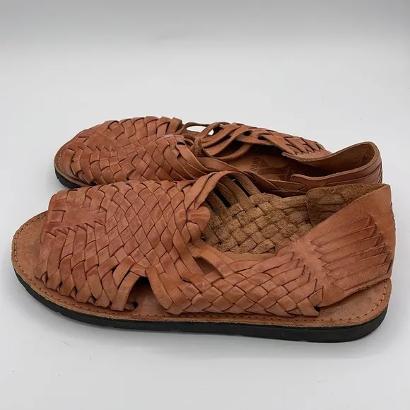 Huarache Sandals, Brand X, light brown