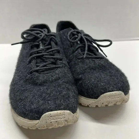 Icebug Eide Wool RB9X Dark Grey Gray Sneakers Lace Up Shoes Men's Size 11