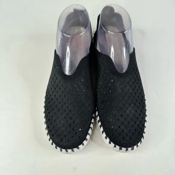 Ilse Jacobsen Black Tulip Slip On Shoes Size 38