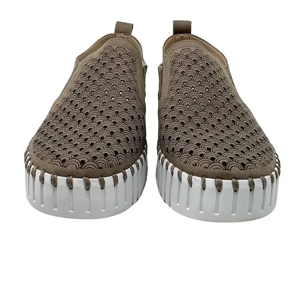 ILse Jacobson Tulip 141 Platform Sneakers Falcon Perforated Capsule Wardrobe