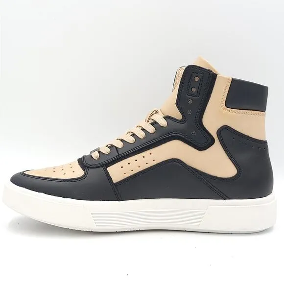 INC International Concepts Men High Top Sneakers Keanu Size US 13M Black Tan