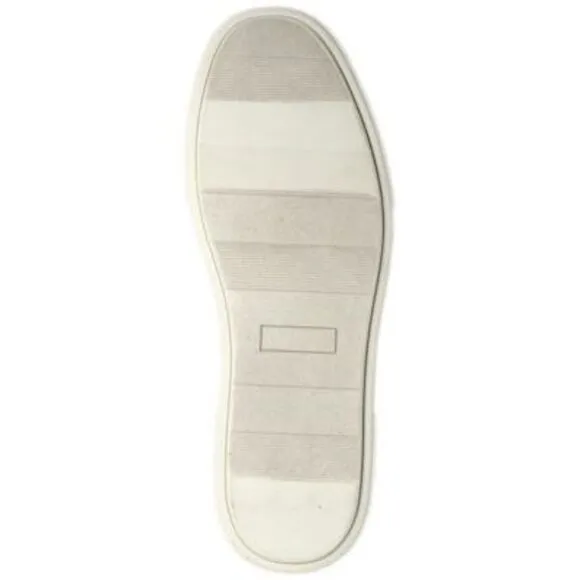 INC Mens White Perforated Keanu Round Toe Platform Lace-Up Sneakers Shoes 10.5 M