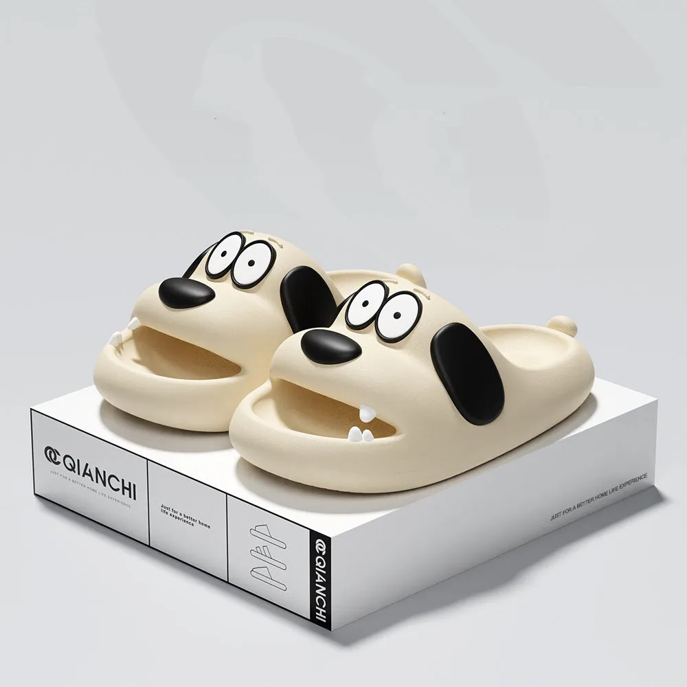 Indoor Household Non-slip Thick-soled Slip-on Outdoor Couple Slippers