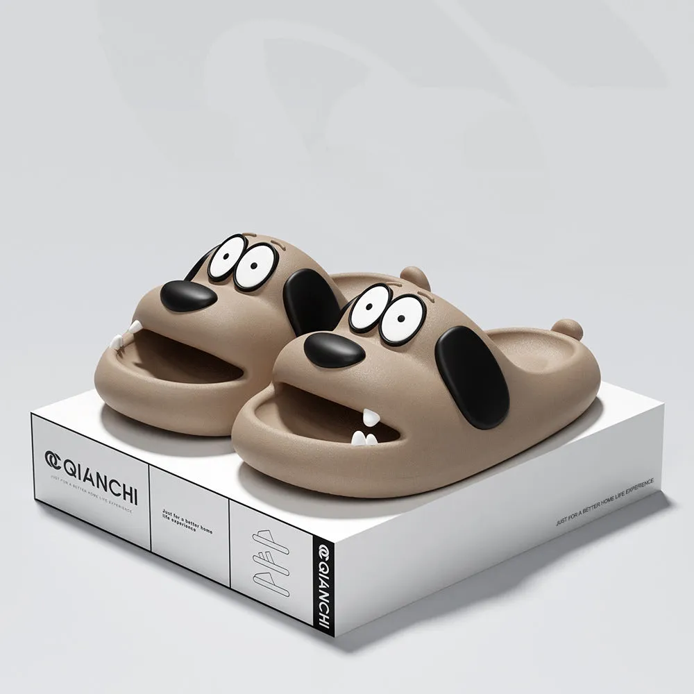 Indoor Household Non-slip Thick-soled Slip-on Outdoor Couple Slippers