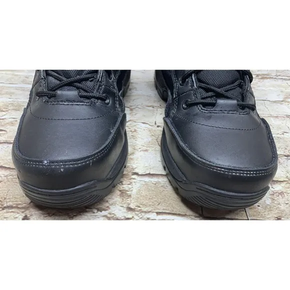 Interceptor Men’s Tactical Boots Lace Up Bike Boots Riding Boots  Black Sz 7.5