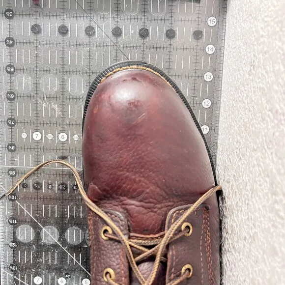 Irish Setter 83604 Men Size 13D Dark Brown Leather Steel Toe Ankle Work Boot