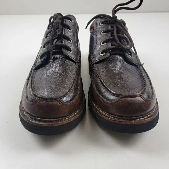 Irish Setter Work Boots Lace Shoes Brown Leather Sz 13 E2 #1859 Two Tone Low top