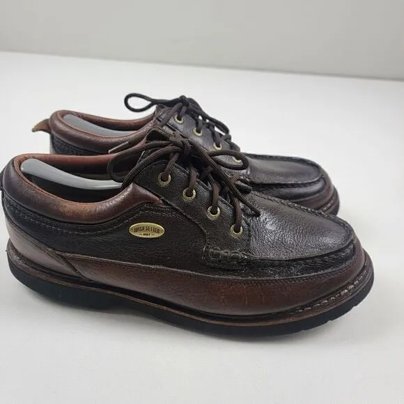 Irish Setter Work Boots Lace Shoes Brown Leather Sz 13 E2 #1859 Two Tone Low top