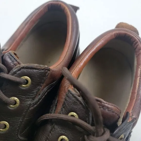 Irish Setter Work Boots Lace Shoes Brown Leather Sz 13 E2 #1859 Two Tone Low top