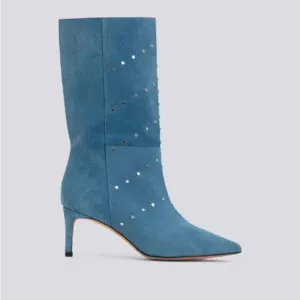 IRO PARIS Milow Studded Suede Slouch Boots