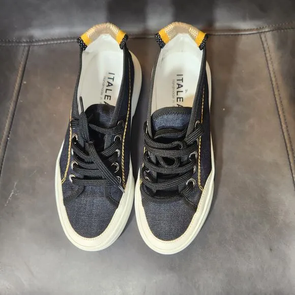 Italeau Ubalda Sneakers Black Luxury Sneakers size 7