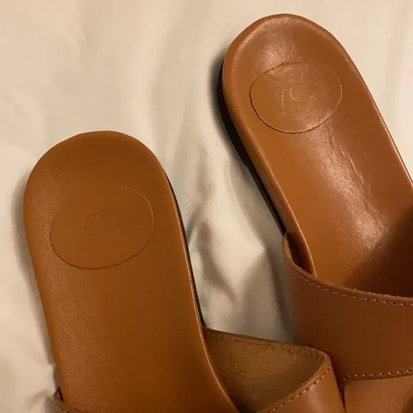 J. Crew Bedford Two Strap  Rhinestone Sandals