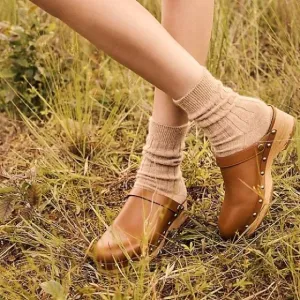 J. Crew Convertible Leather Clogs