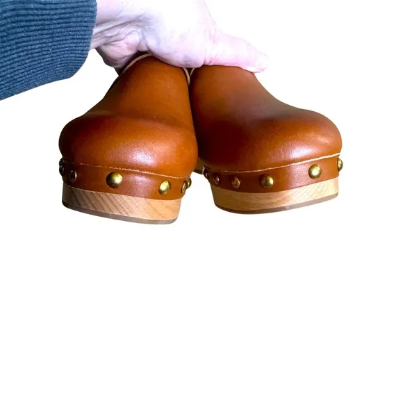 J. Crew Convertible Leather Clogs
