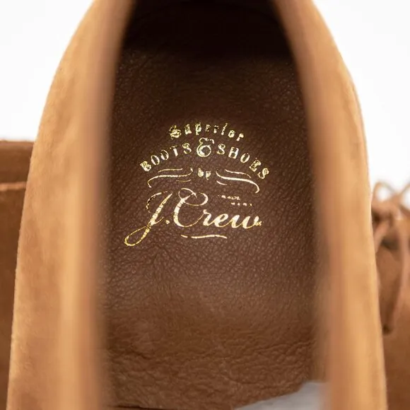 J. Crew Kenton Crepe Sole Chukka Boots / Acorn (Reddish Brown) / Men's 9 / NWB