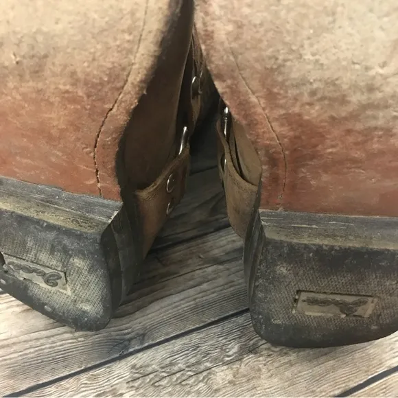 Jaca Square Toe Brown Boots