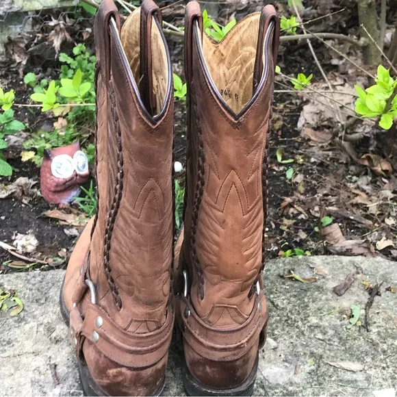 Jaca Square Toe Brown Boots