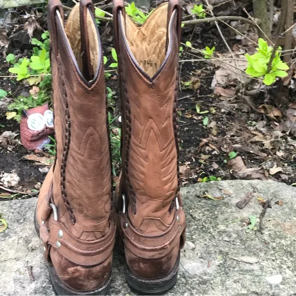 Jaca Square Toe Brown Boots