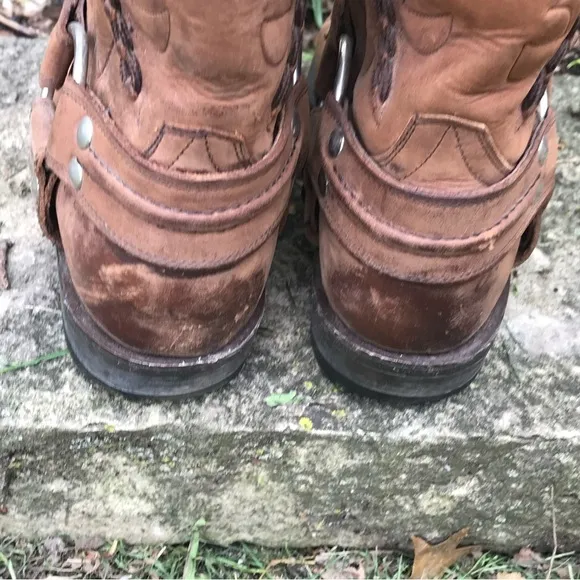 Jaca Square Toe Brown Boots