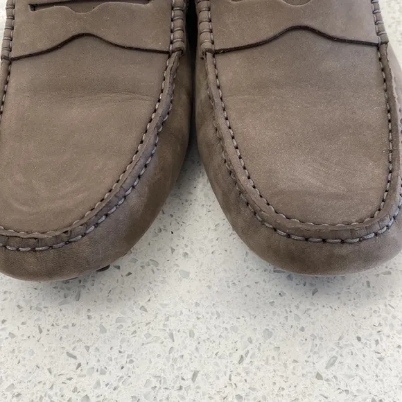 Jack Erwin JE Trunk Club Mens Shoes Penny Loafer Driving Slip-on Gray Spain