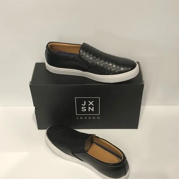 Jaxson casual shoes sneakers black slip on