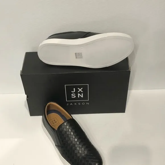 Jaxson casual shoes sneakers black slip on