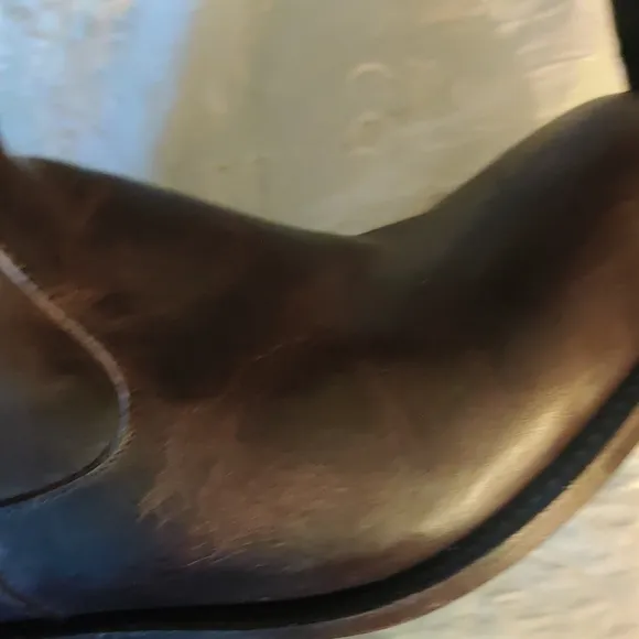 J.B. Dillon Women's Brown Western Leather Ankle Boots NWOB Size 7.5