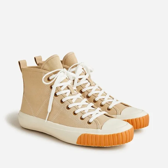 🆕{J.Crew} Canvas High-Top Sneakers