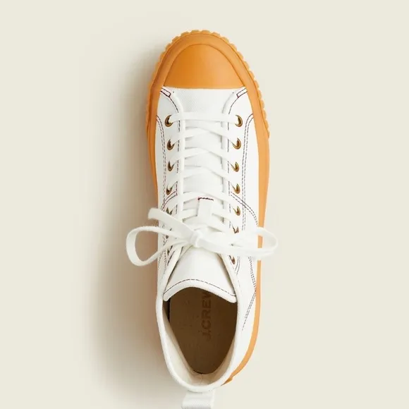 🆕{J.Crew} Canvas High-Top Sneakers