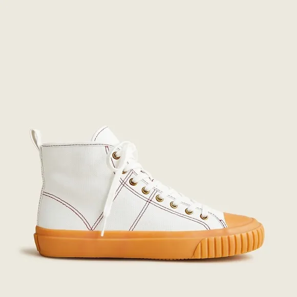 🆕{J.Crew} Canvas High-Top Sneakers
