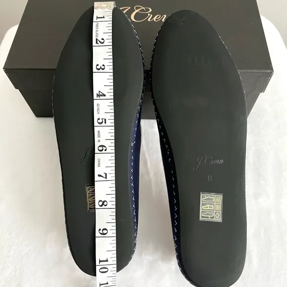 J.CREW Contrast Tipped Loafers Slippers Shoes New With Tag