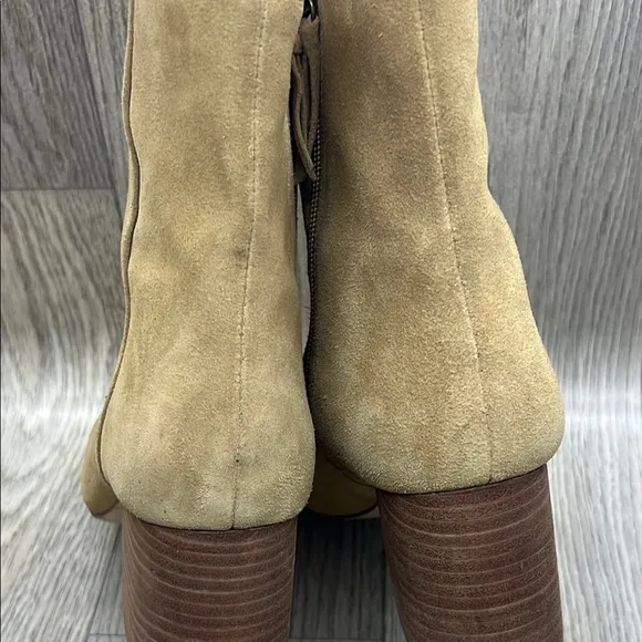J.Crew Tan Suede Ankle Boots