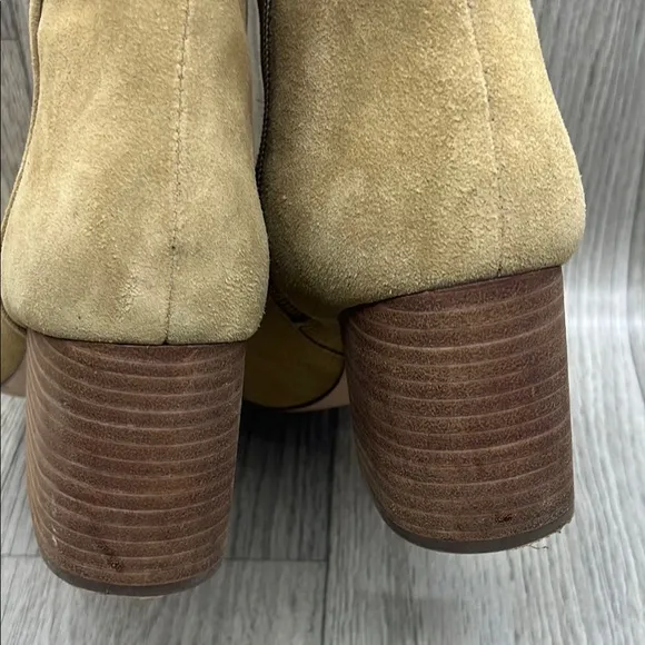 J.Crew Tan Suede Ankle Boots