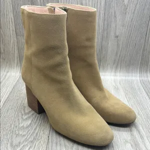 J.Crew Tan Suede Ankle Boots