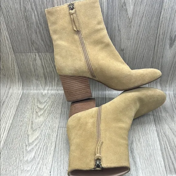 J.Crew Tan Suede Ankle Boots