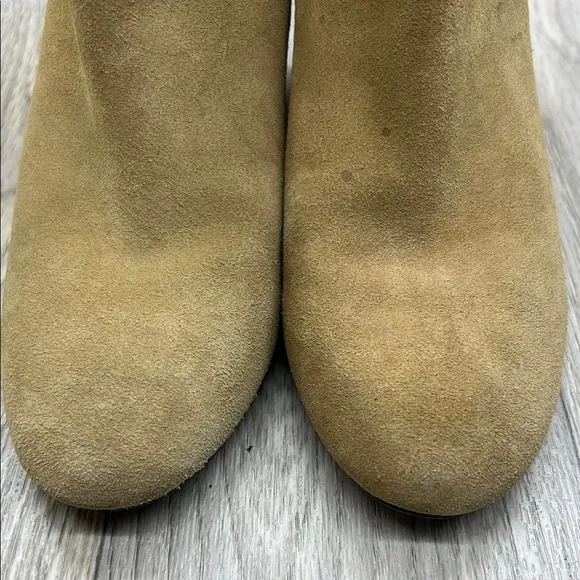 J.Crew Tan Suede Ankle Boots