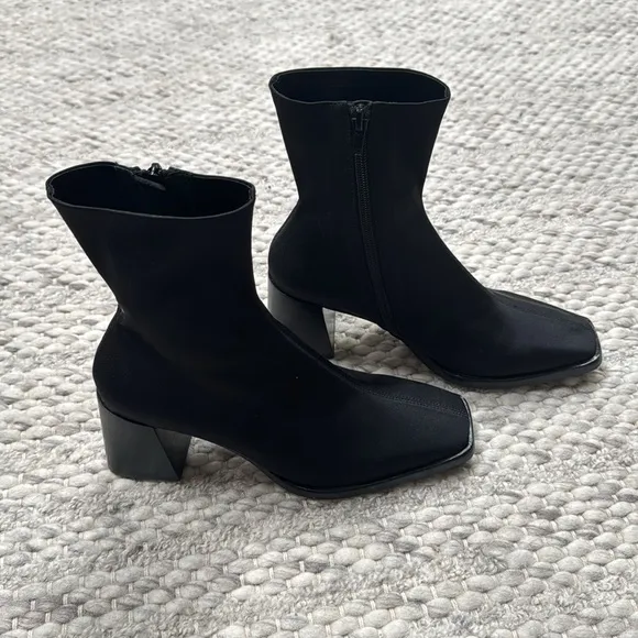 Jeffery Campbell Geist Square Toe Boot (Women) 7
