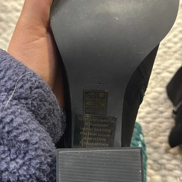Jeffery Campbell Geist Square Toe Boot (Women) 7