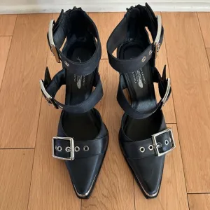 Jeffrey Campbell Free People Hendrix Emilia Pointy Toe Cutout Black Sz 8 Unworn