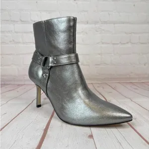 Jessica Simpson Metallic Silver Ankle Boots Women’s Size 8.5M