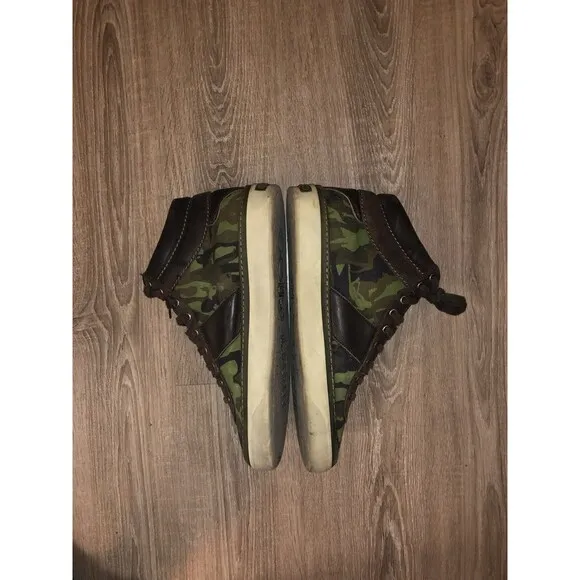 Jimmy Choo Belgravia Camouflage High Top Sneakers Size US12 EU45